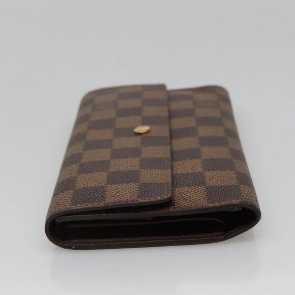 LOUIS VUITTON Damier Ebene Portefeuille International Wallet - Picture 4 of 15